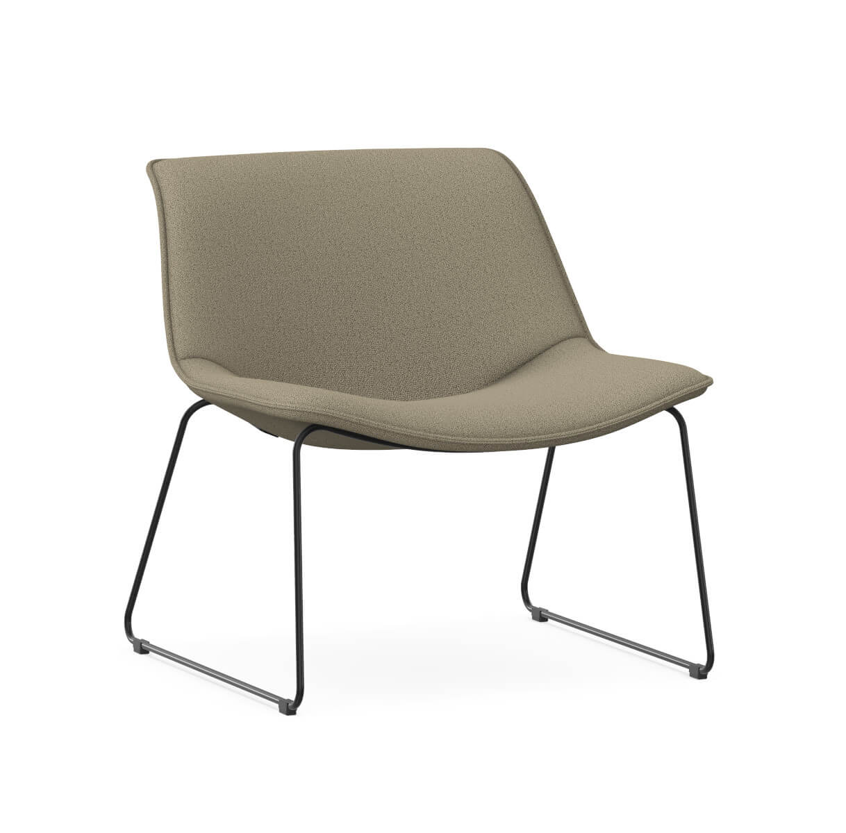 Designer Loungesessel Interstuhl SHUFFLEis1 SU434 mit hoher Sitzqualität, ideal für Büro, Wartezimmer und Lobby