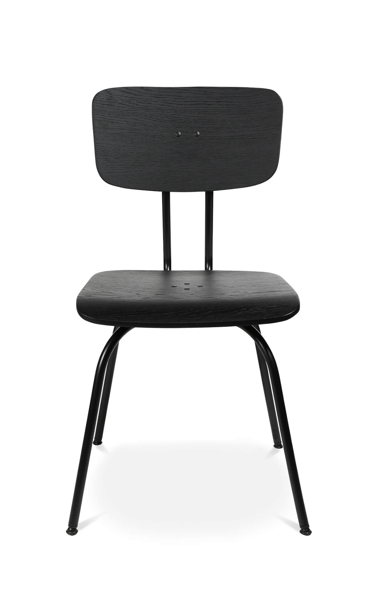 Wagner W-1970 Stuhl aus Buche, schwarz lackiert, ergonomisches Design, hochwertiger Holzstuhl für Esszimmer und Büro