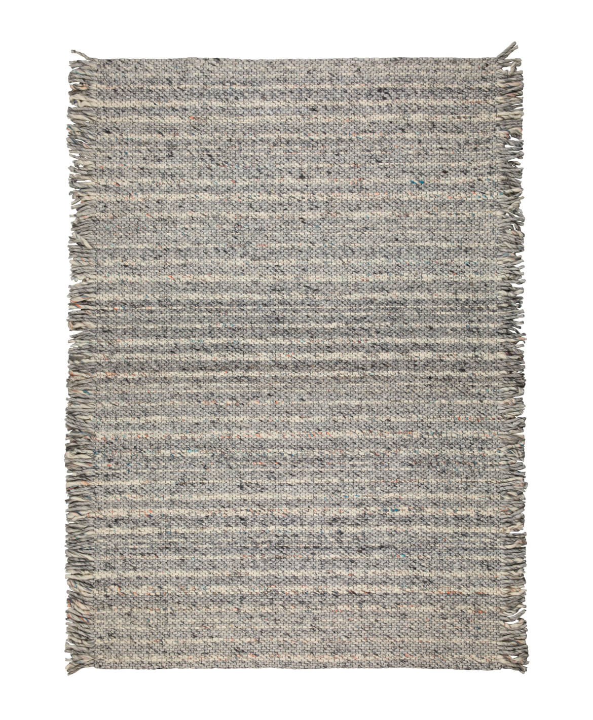 Frills Teppich, 170 x 240 cm, grau / blau