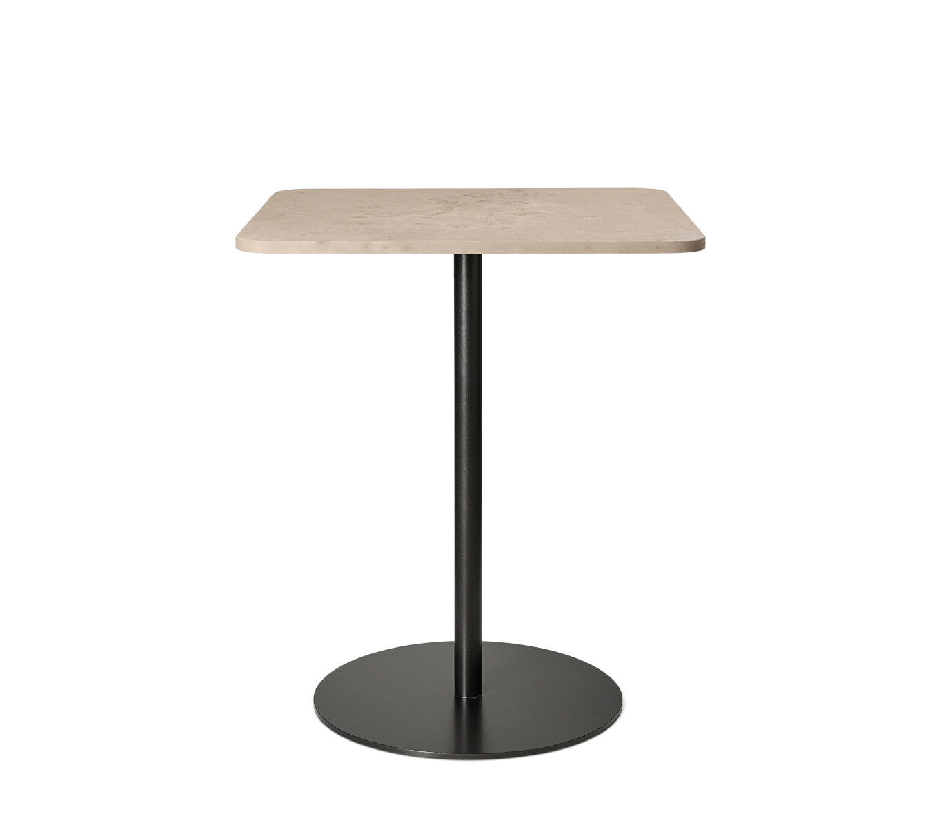 Mater Cafe Tisch, 60 x 60 cm, coffee waste black