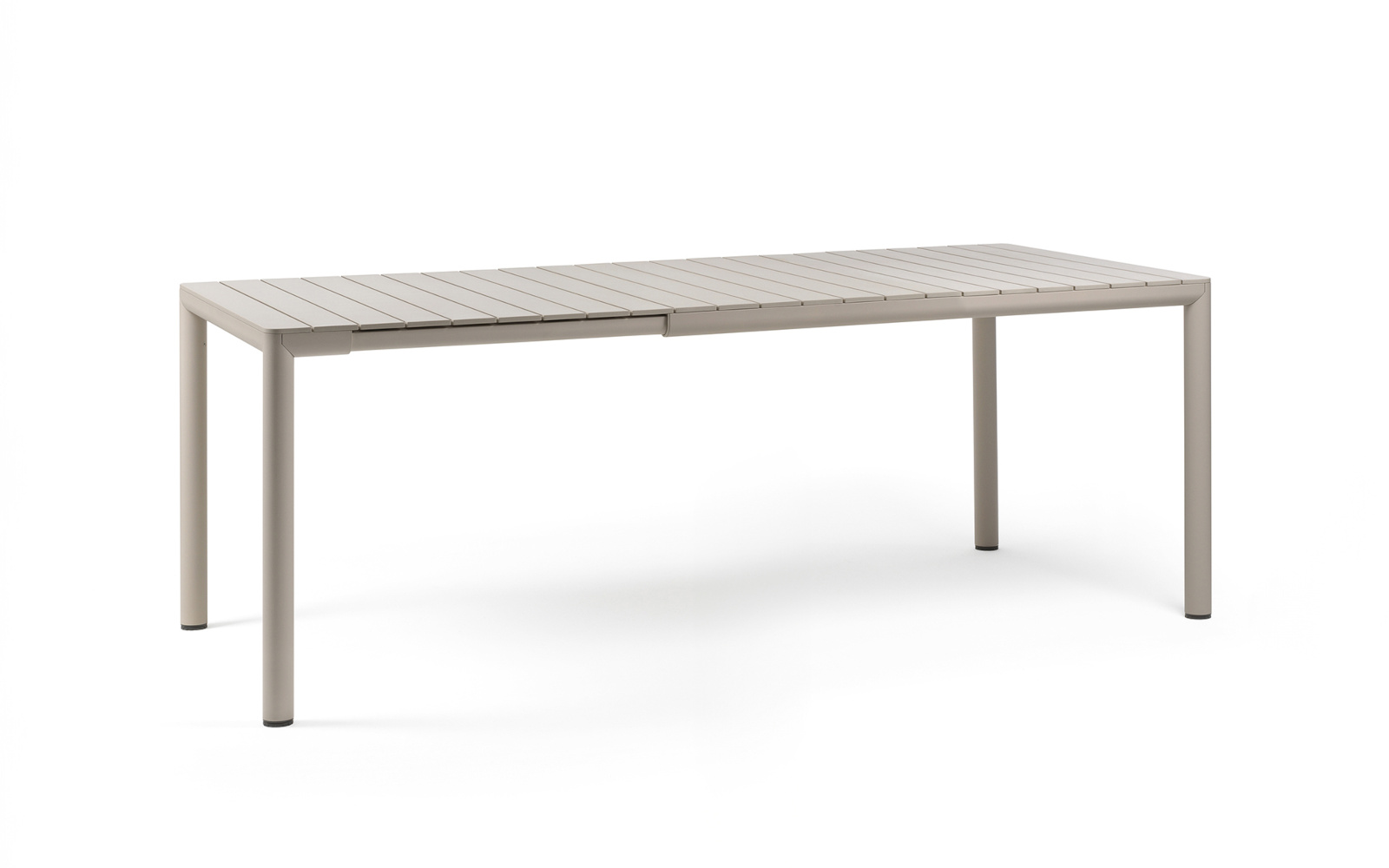 Nardi Tevere Ausziehtisch 147 cm, corda, Outdoor-Tisch, wetterfest, langlebig, modernes italienisches Design