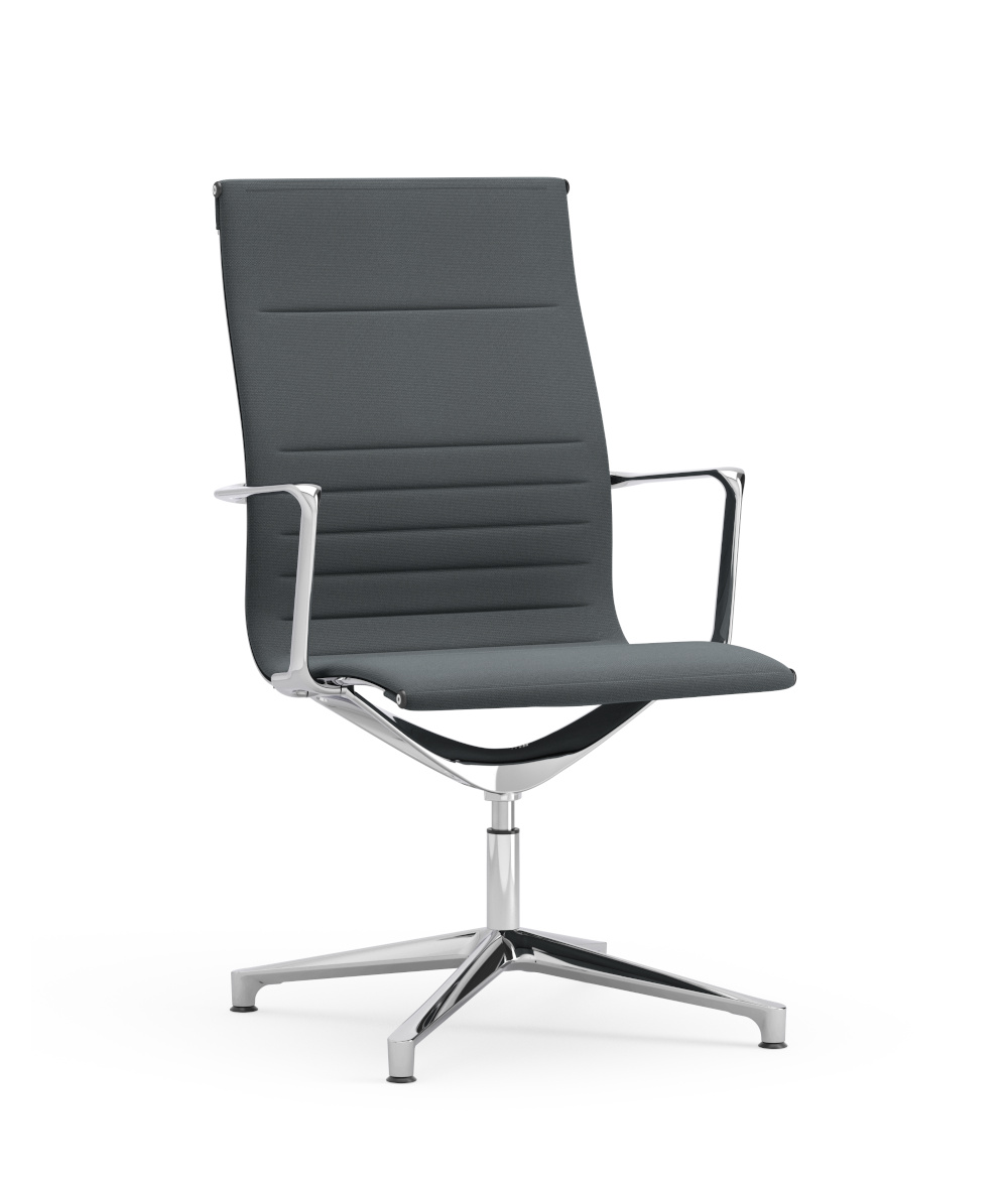 Una Chair High Back, 4 star base