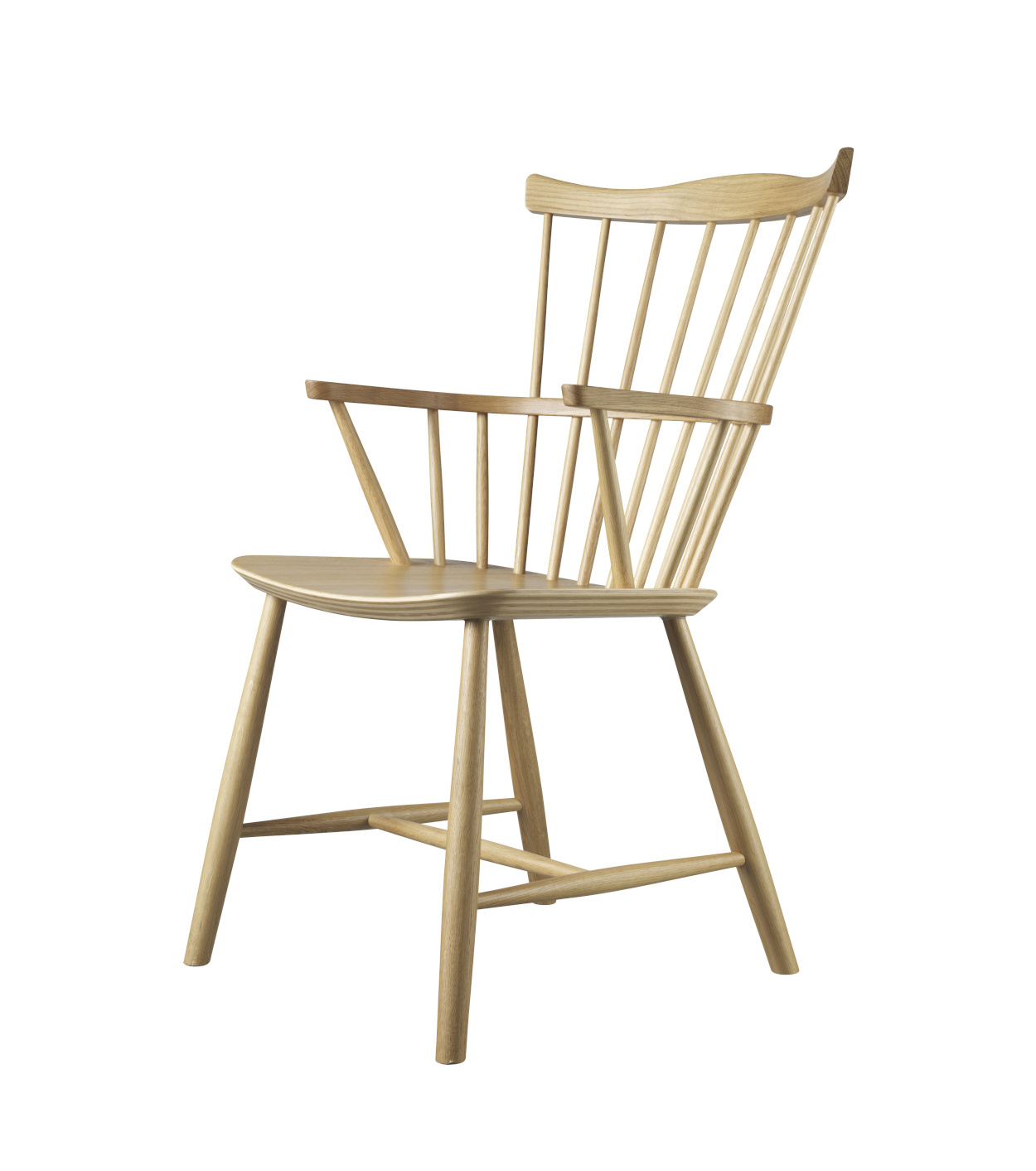 FDB Møbler J52B Armlehnstuhl, FSC®-Eiche geölt, funktional, ergonomisch, nordisch, langlebig