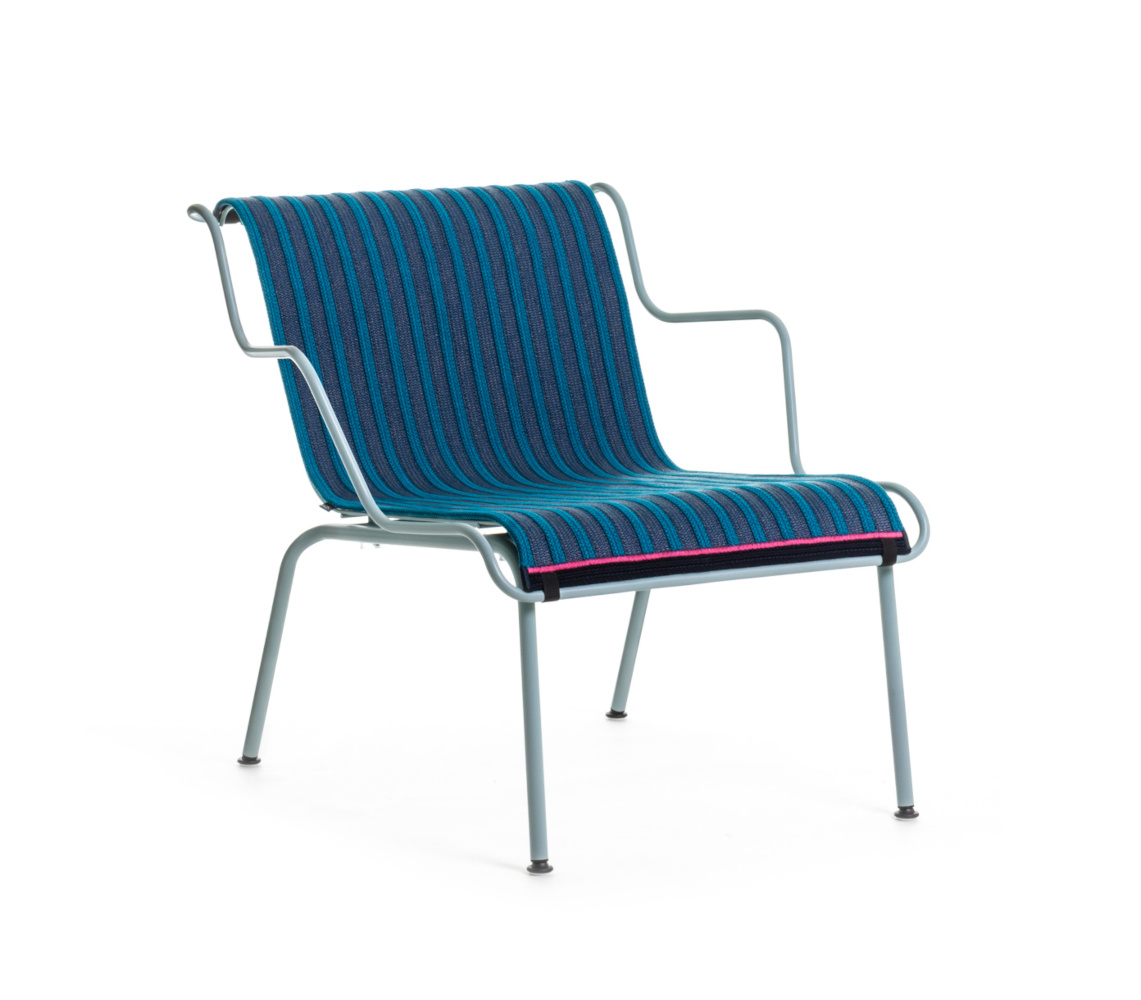 Magis South Loungesessel Sitzauflage, blau/light blue, komfortabel, hochwertiges italienisches Design