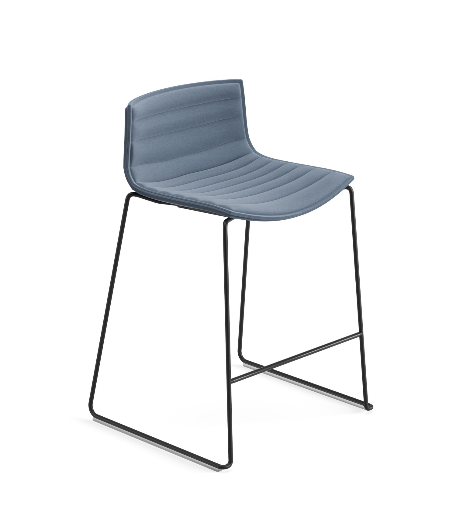 Catifa 46 Barhocker, höhe 65 cm, voll bezogen #0486