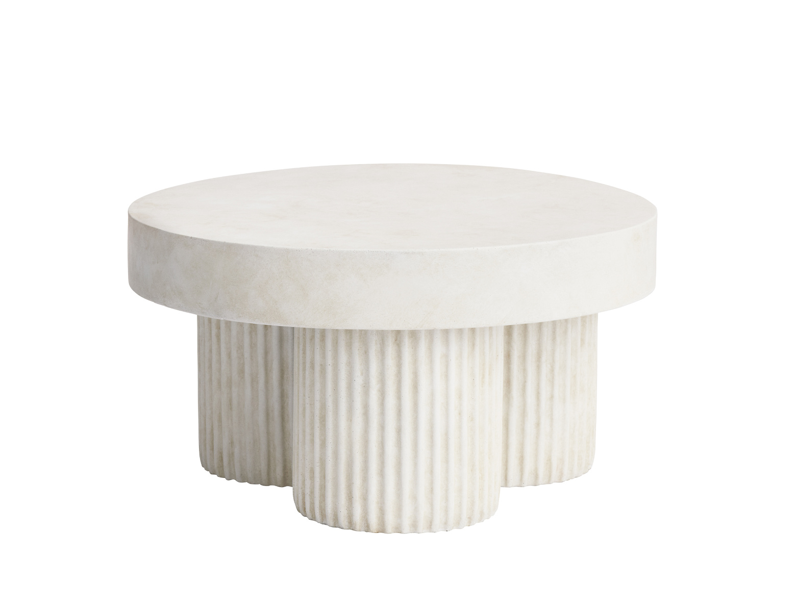 Gear Couchtisch, Ø 70 cm, chalk