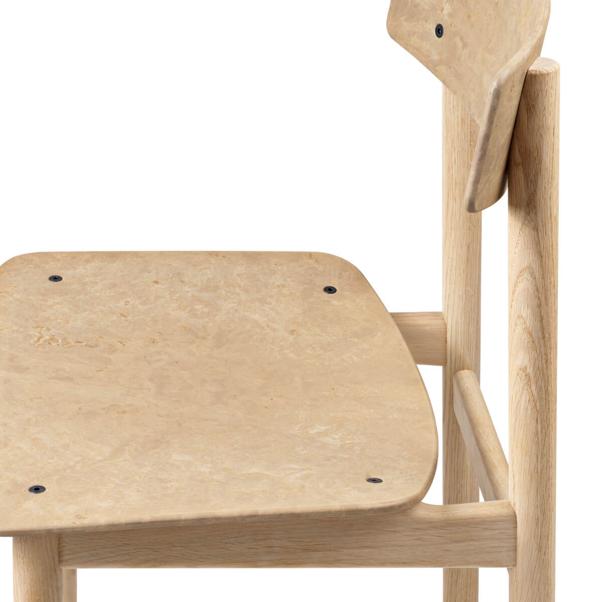 Conscious Chair 3162, buche grau lackiert / wood waste grey