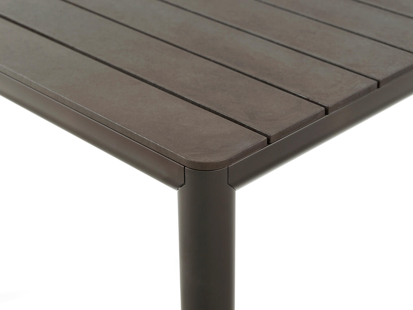 Nardi Tevere Ausziehtisch terra, Outdoor-Tisch aus Polypropylen, wetterfest, robust, modernes italienisches Design