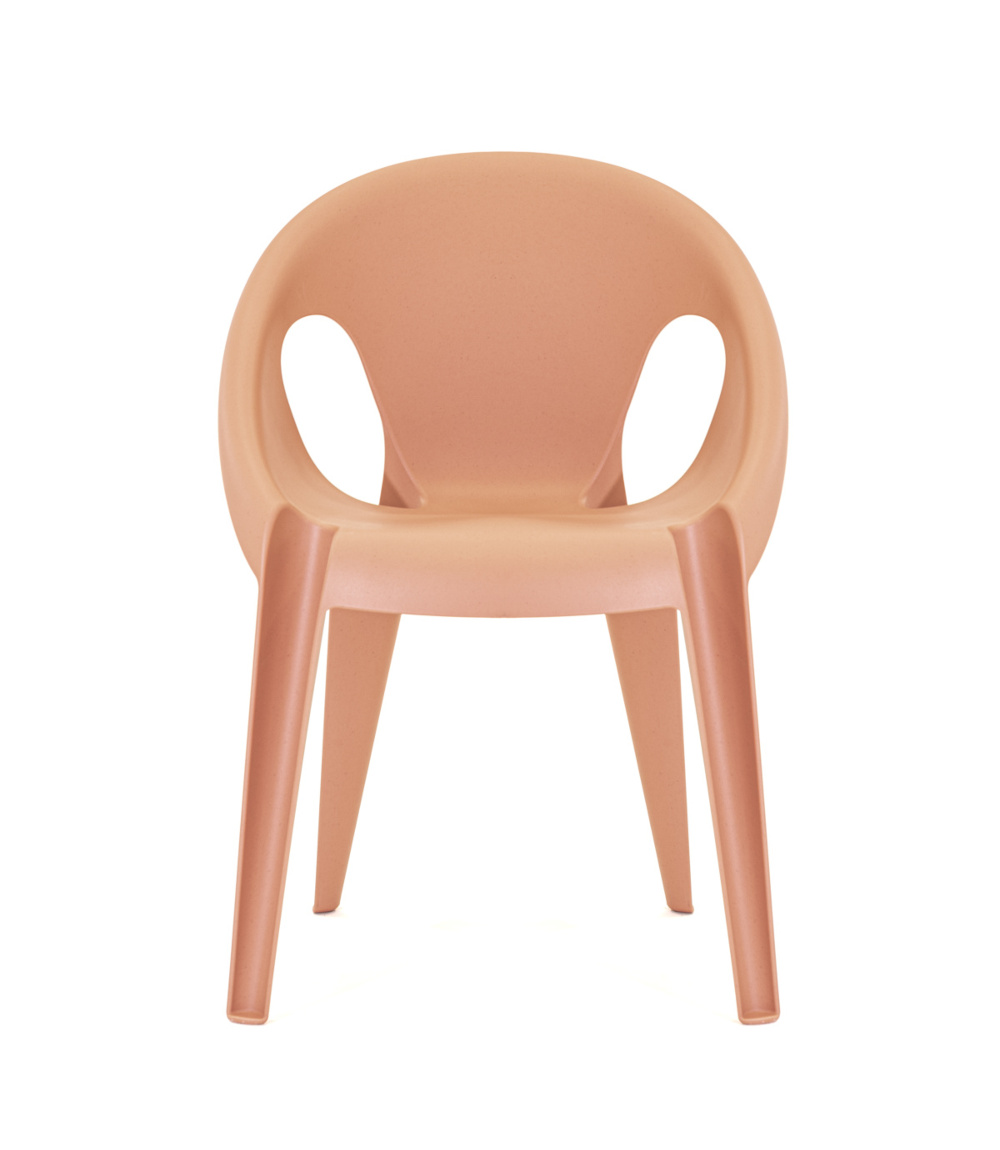 Magis Bell Chair, sunrise orange, stapelbarer Design-Stuhl, komfortabel, langlebig, modernes Italien-Design