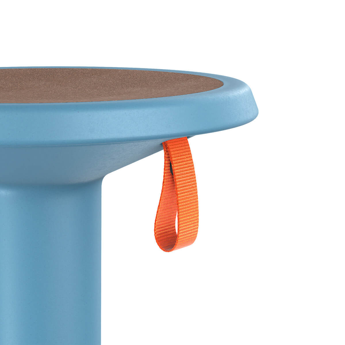 Interstuhl ECO UP Hocker in Pastellblau mit modernem Design, ergonomisch, flexibel, ideal fürs Homeoffice oder Büro