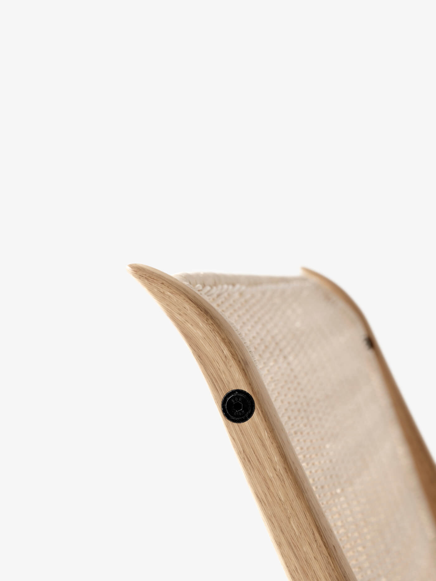 X HM10 Lounge Chair, eiche lackiert / rattan natur