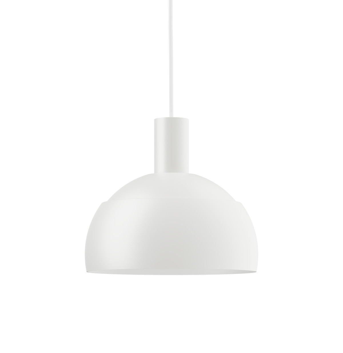 FJ Elements Pendelleuchte von Louis Poulsen in Weiß, stilvolle LED-Hängeleuchte mit zeitlosem skandinavischem Design