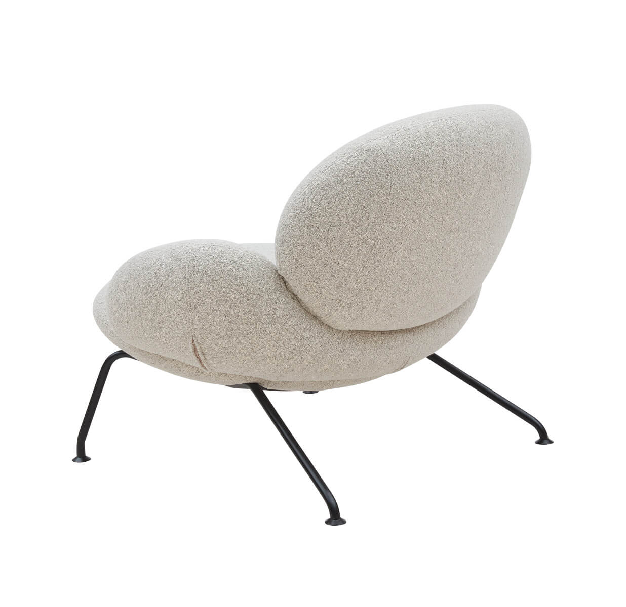 Baixa Sessel von Softline, bequemer Designersessel mit klaren Linien, hochwertige Polsterung, zeitgemäßes Wohndesign