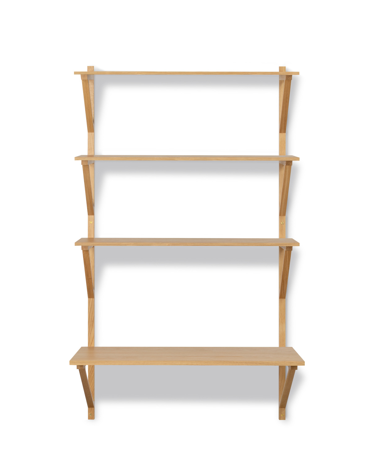 BM29 Wandregal, eiche lackiert