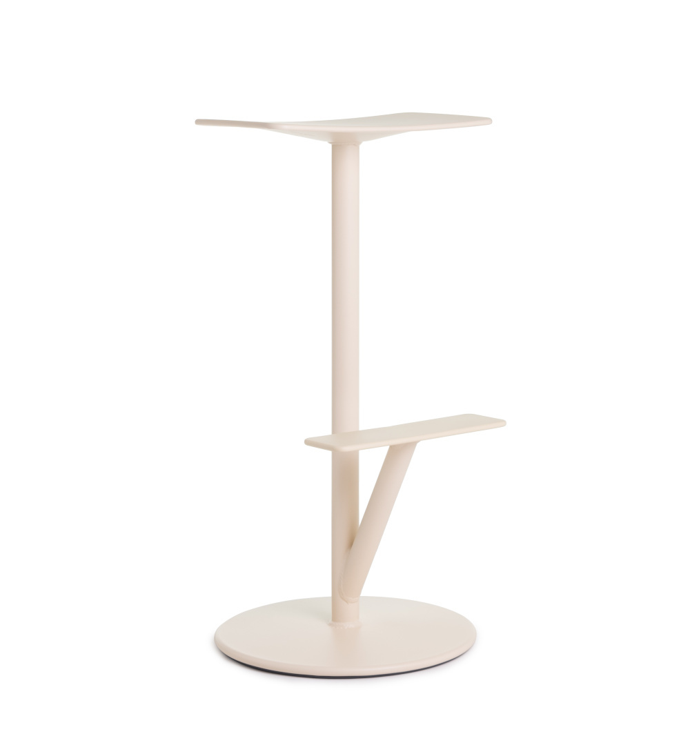 Magis Sequoia Barhocker 76 cm, elfenbein, modernes italienisches Design, robust, komfortabel
