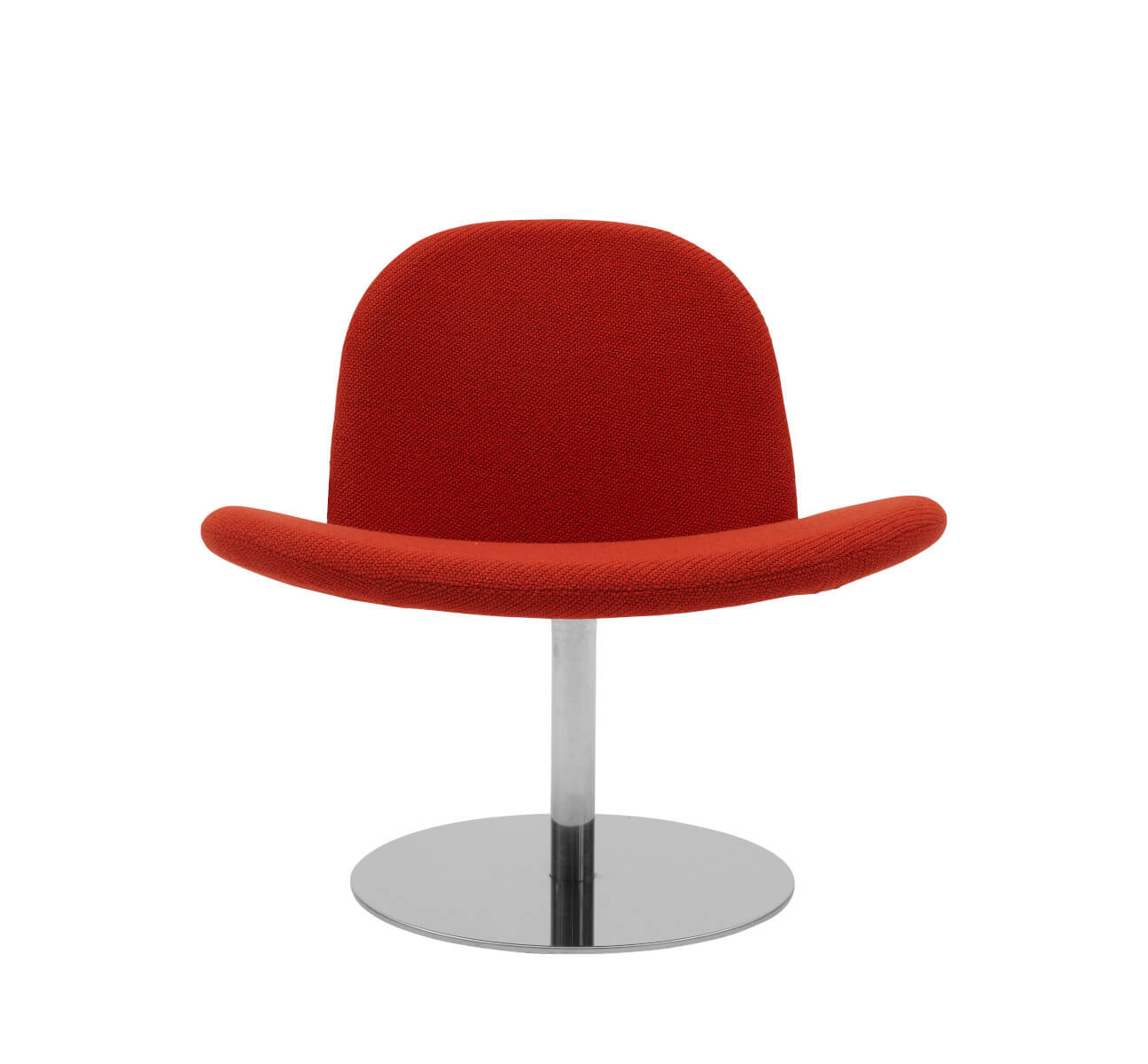 Orlando Drehsessel von Softline, komfortabler Lounge-Drehsessel mit Polsterung, zeitloses skandinavisches Design