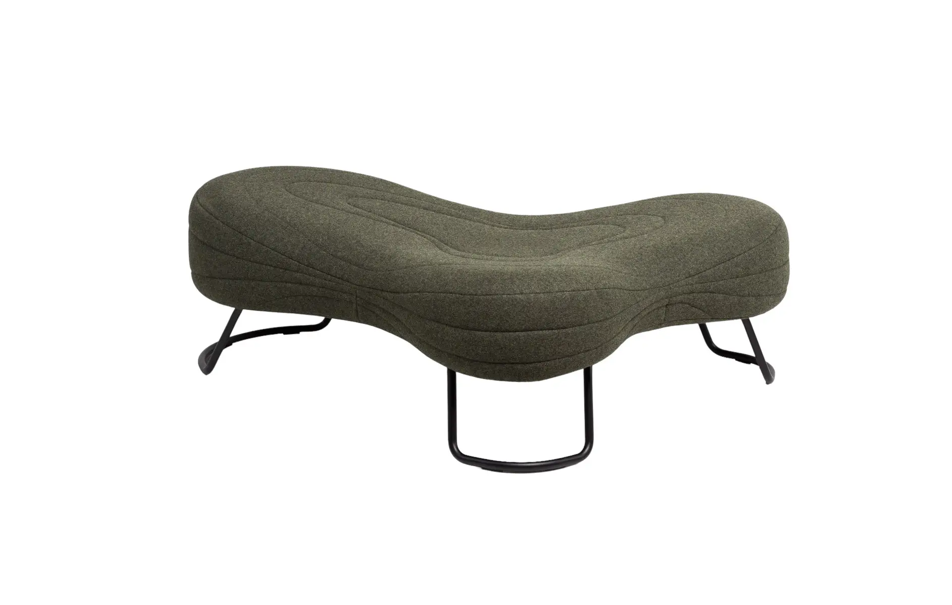 Noti Bouli Sofa 3-Sitzer mit Kufengestell