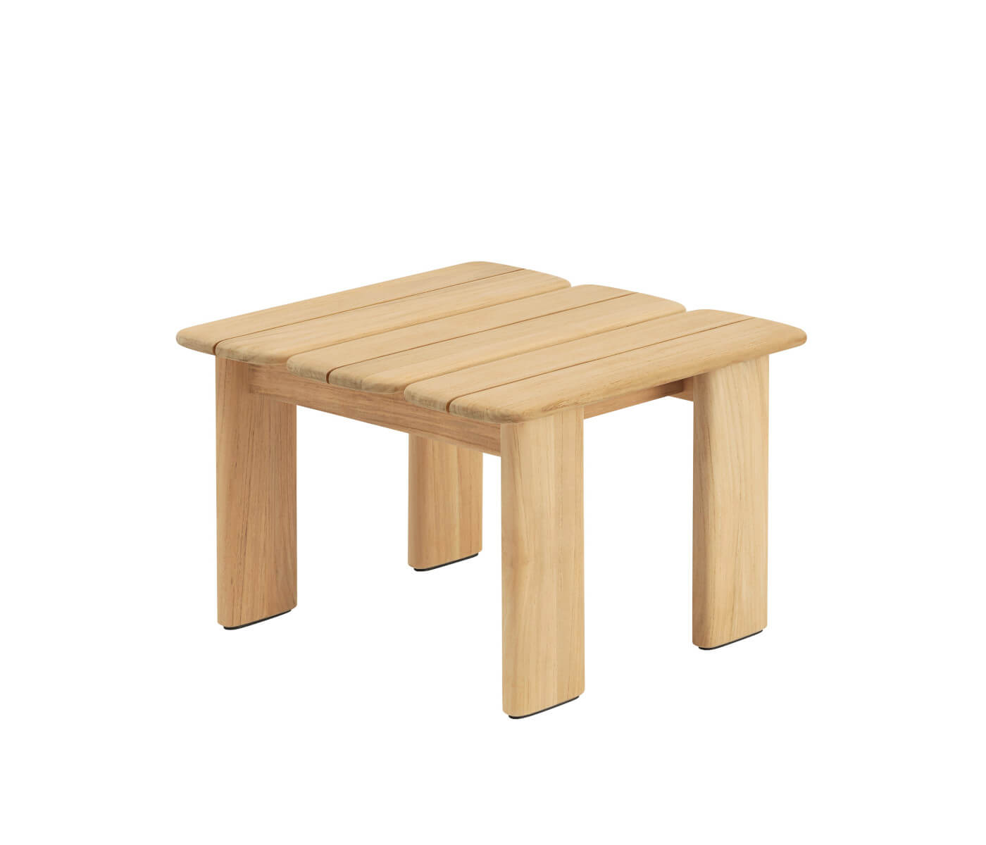 Assemble Couchtisch, 55 x 55 cm, teak