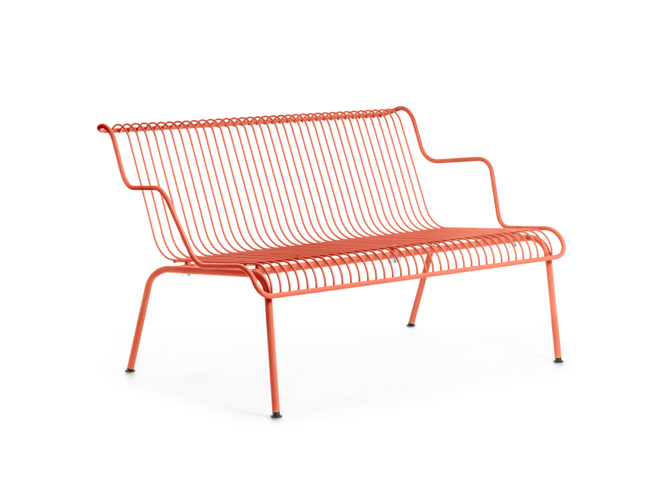 Magis South Bank 70 cm – Outdoor-Sitzbank orange Magis South Bank 70 cm, orange, Outdoor-Sitzbank, robust, komfortabel, modernes italienisches Design