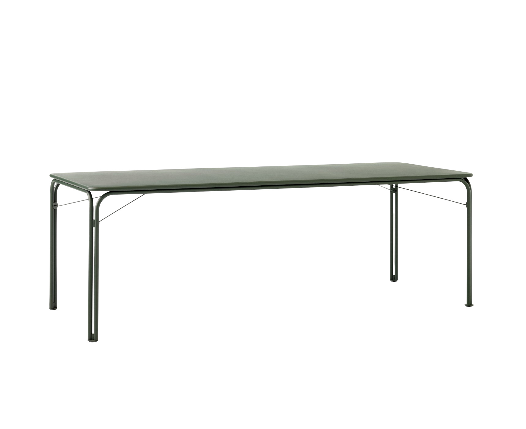 Thorvald SC99 Gartentisch, 220 x 90 cm, bronze green