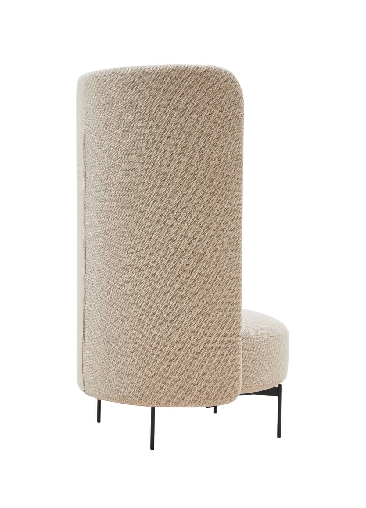 Joe hoher Relaxsessel von Softline, bequeme Polsterung, ergonomisch, skandinavisches Design, perfekt für Entspannung