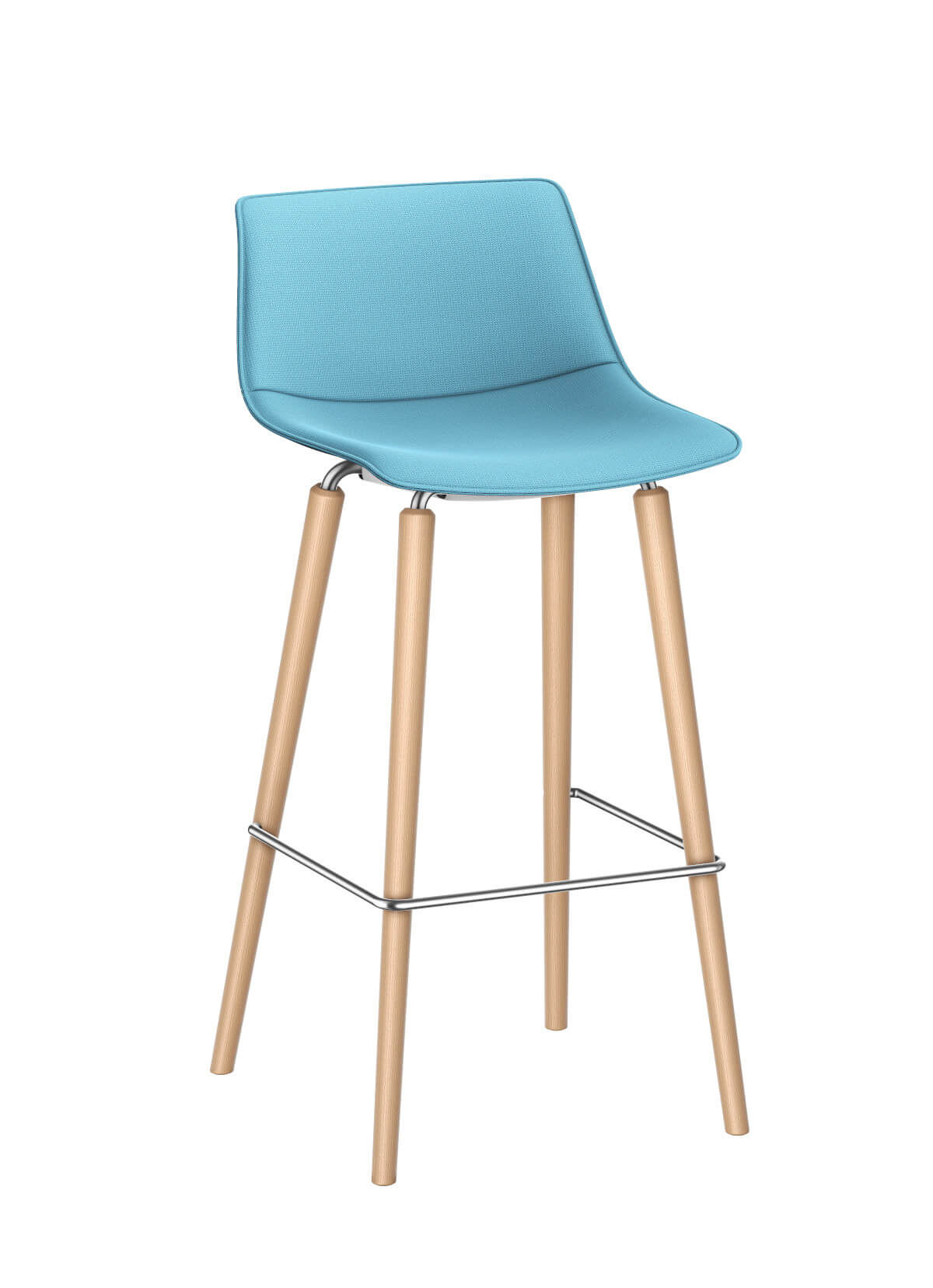 Interstuhl SHUFFLEis1 SU264 Barhocker, drehbar, ergonomisch, robust, modernes Design, ideal für Küche & Bar