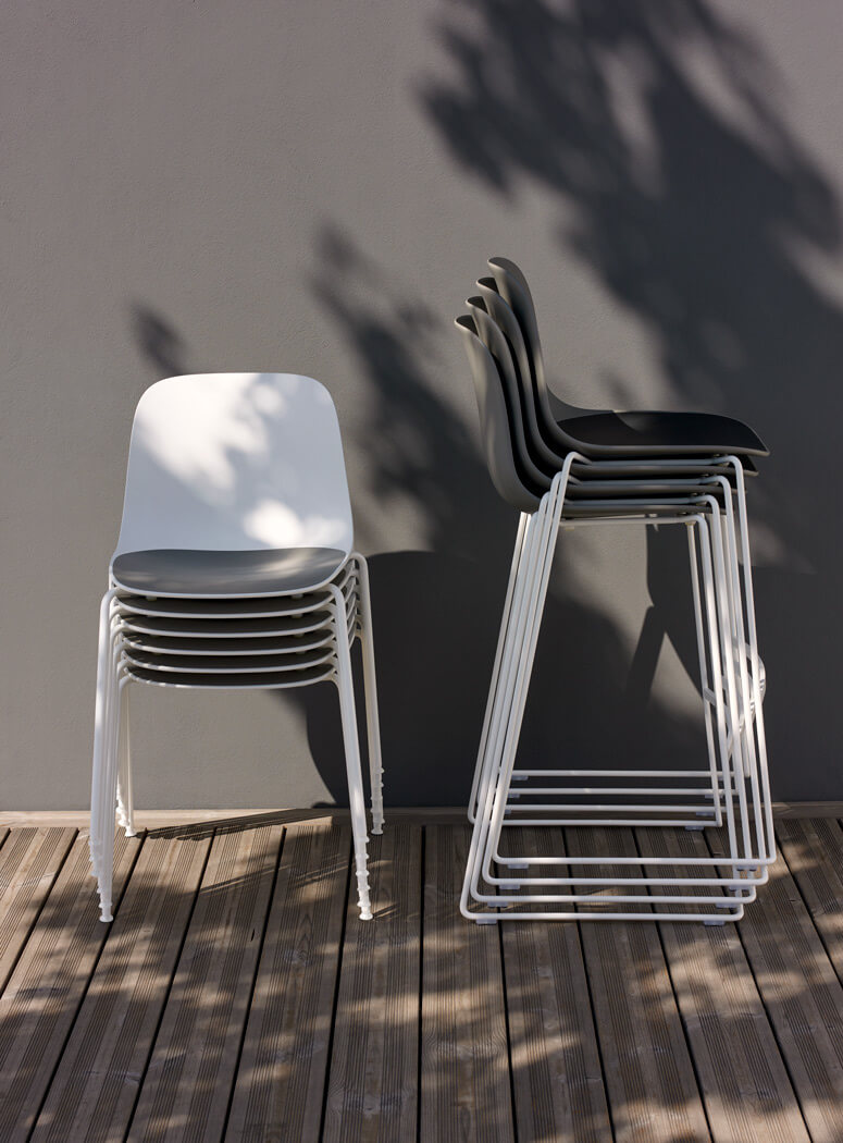 Seela Outdoor Barhocker, höhe 65 cm, kufengestell