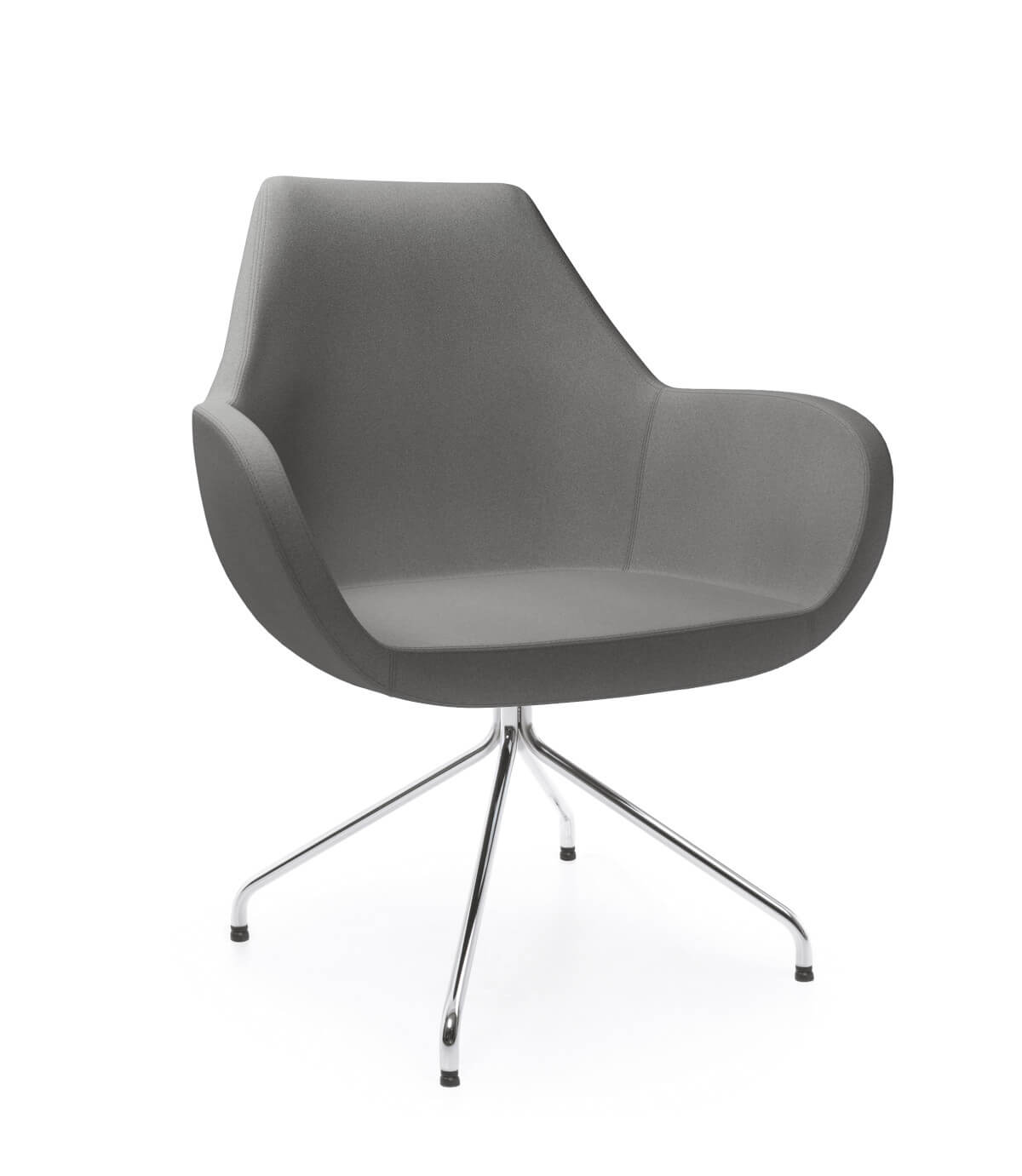 Profim Fan 10H Sessel mit Spinnenfuß, ergonomischer Design-Sessel für Büro, Konferenz und Wartebereich