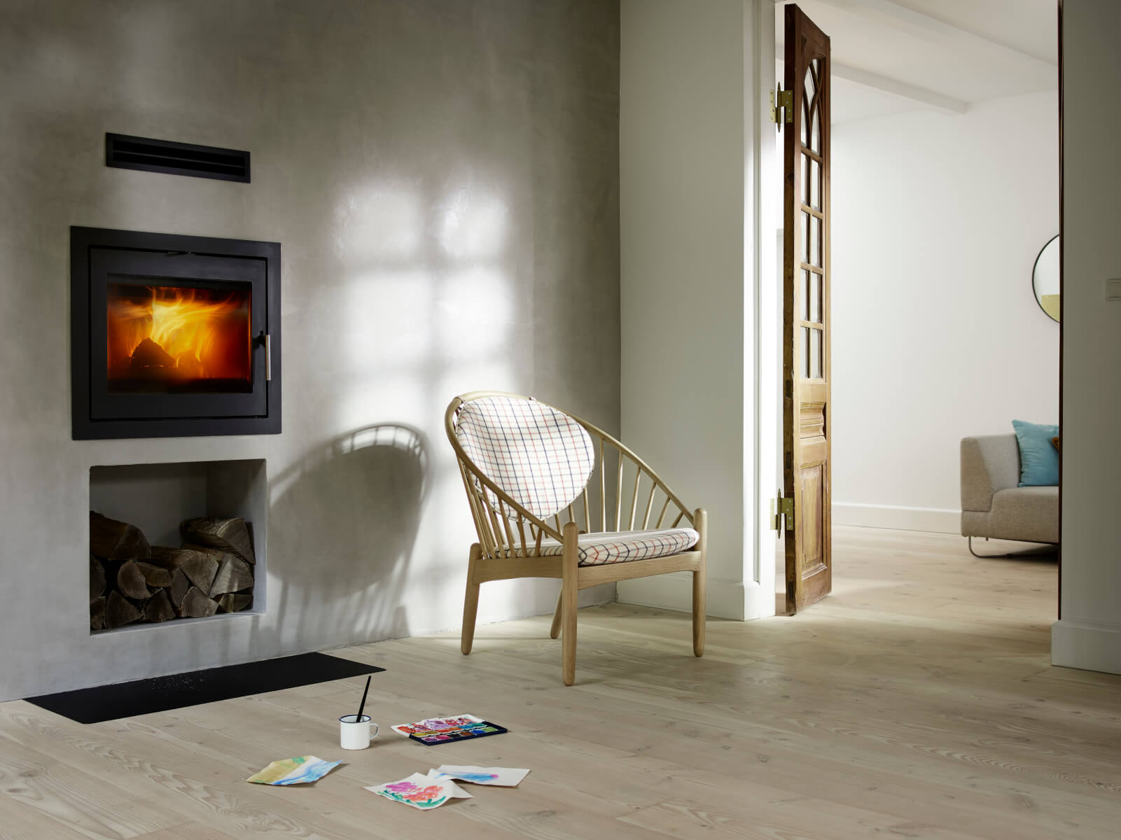 FDB Møbler J166 Jørna Sessel, komfortabel und elegant im Wohnzimmer – langlebiges dänisches Design für Alltag und Ambiente