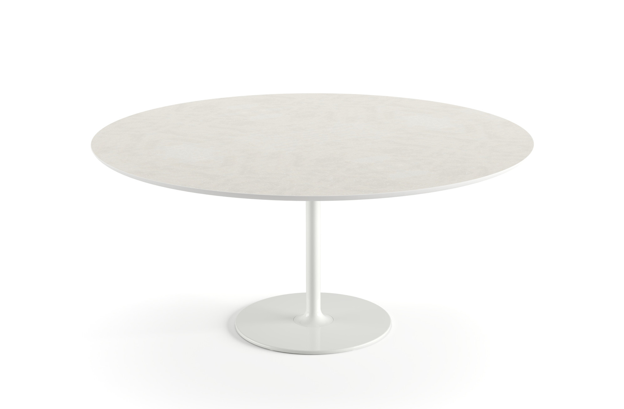 Dizzie Tisch, rund, weiß #0633