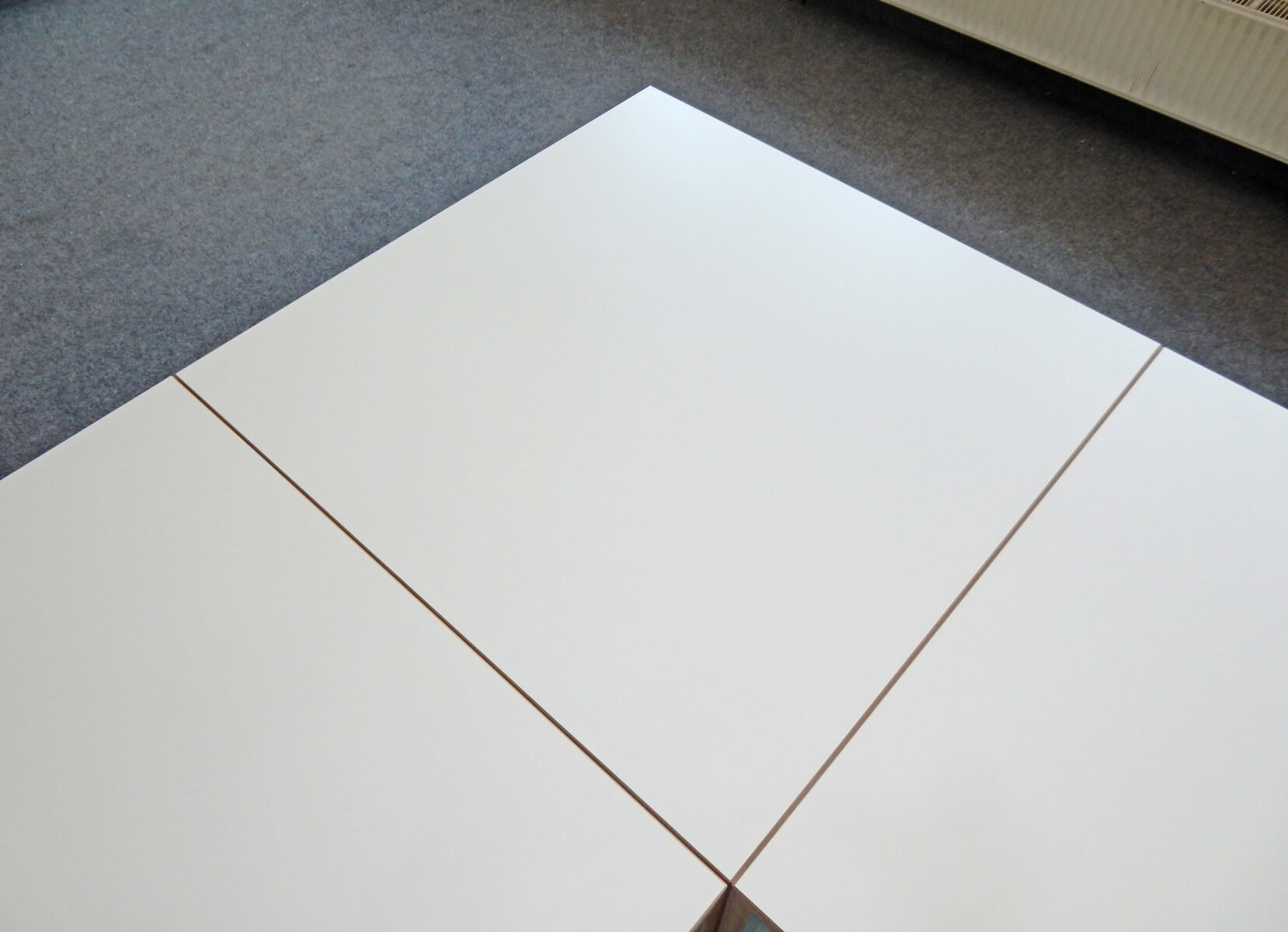 Freistell Schreibtisch, 160 x 80 cm, anthrazit