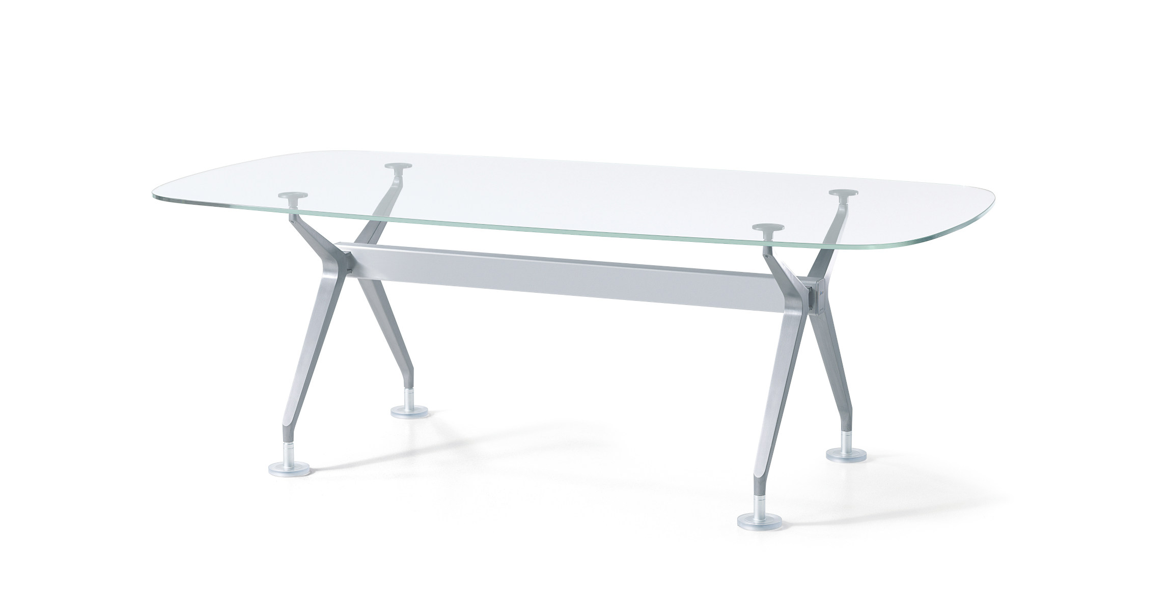 Silver 856S Konferenztisch von Interstuhl, robustes Design, große Tischfläche, ideal für Meetings und Büros