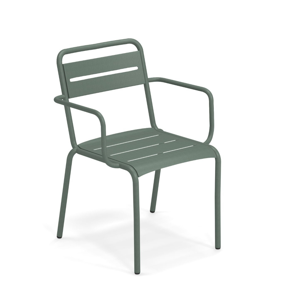 Star Armlehnstuhl, dunkelgrün