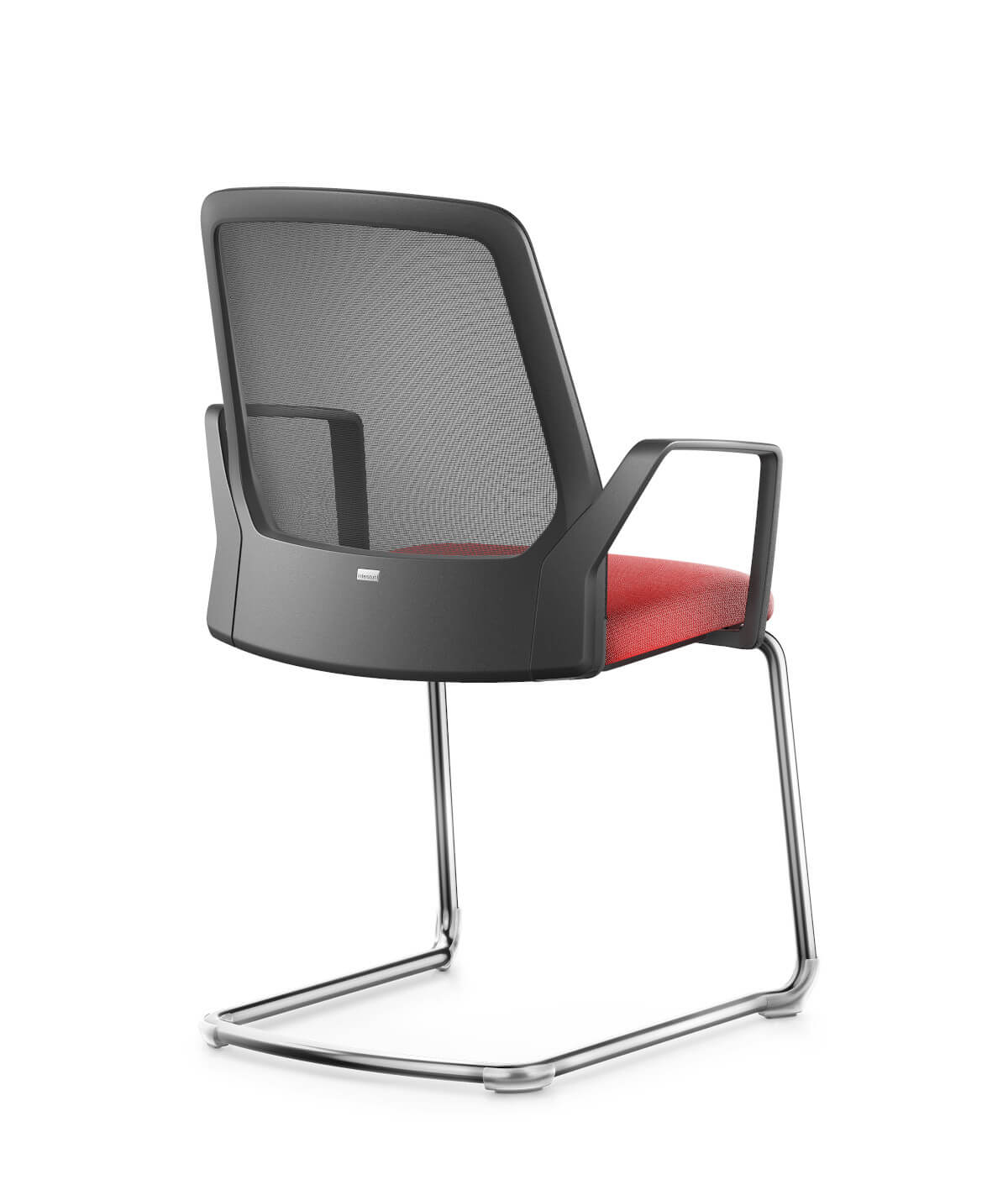 Interstuhl BUDDYis3 570B Besucherstuhl mit modernem Design, ergonomischer Sitzschale und stabilem Vierbein-Gestell