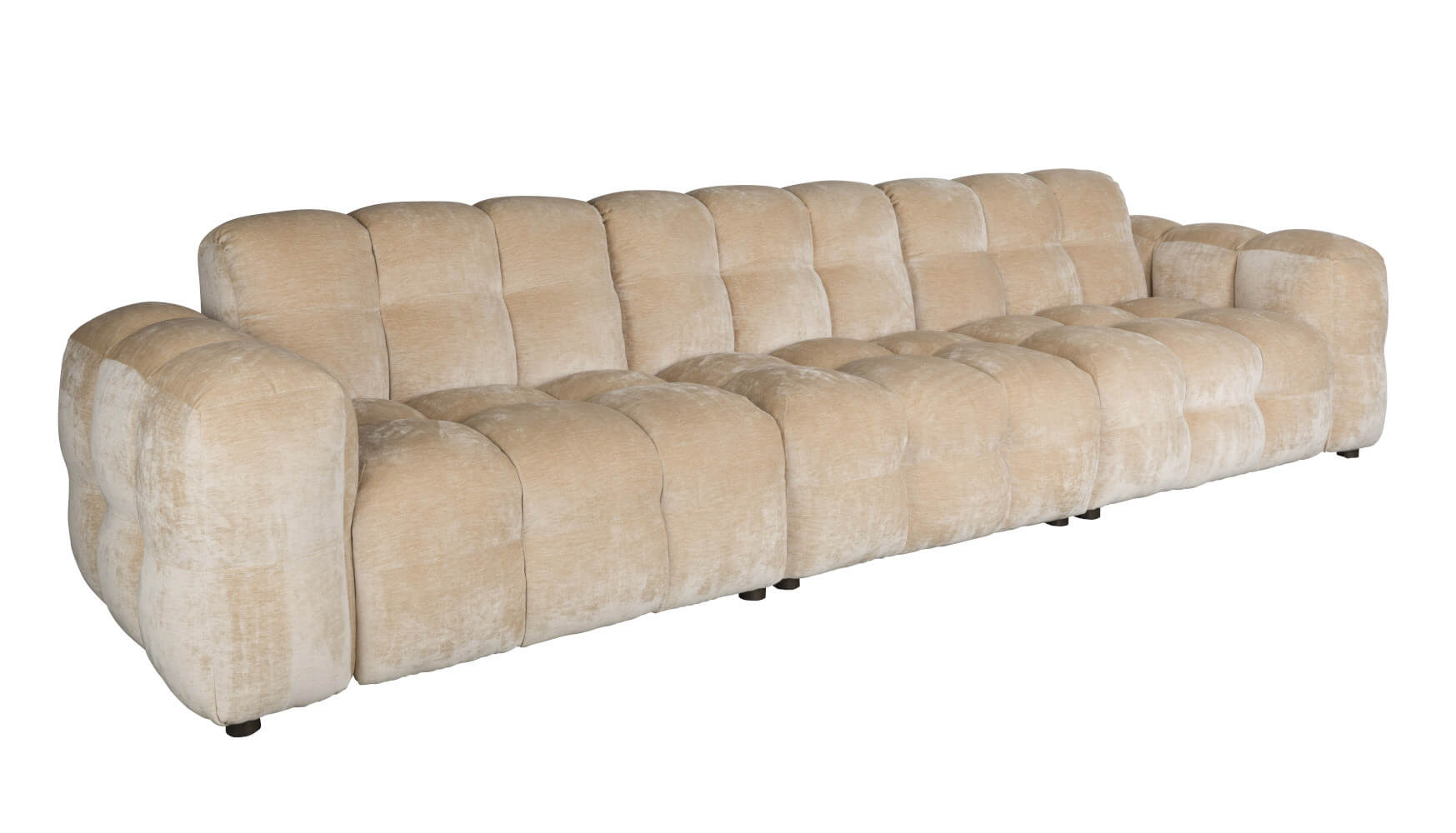 Hackman Sofa 4,5 Sitzer, leder schokolade
