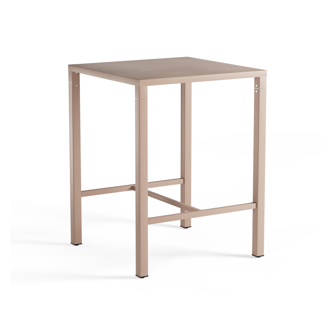 Nova Stehtisch, 80 x 80 cm, rosa magnolie