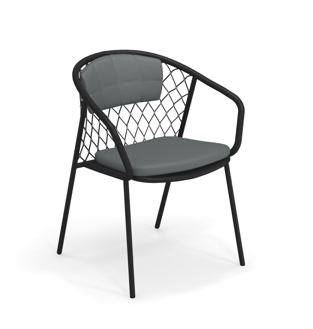 Nef Armlehnstuhl, schwarz