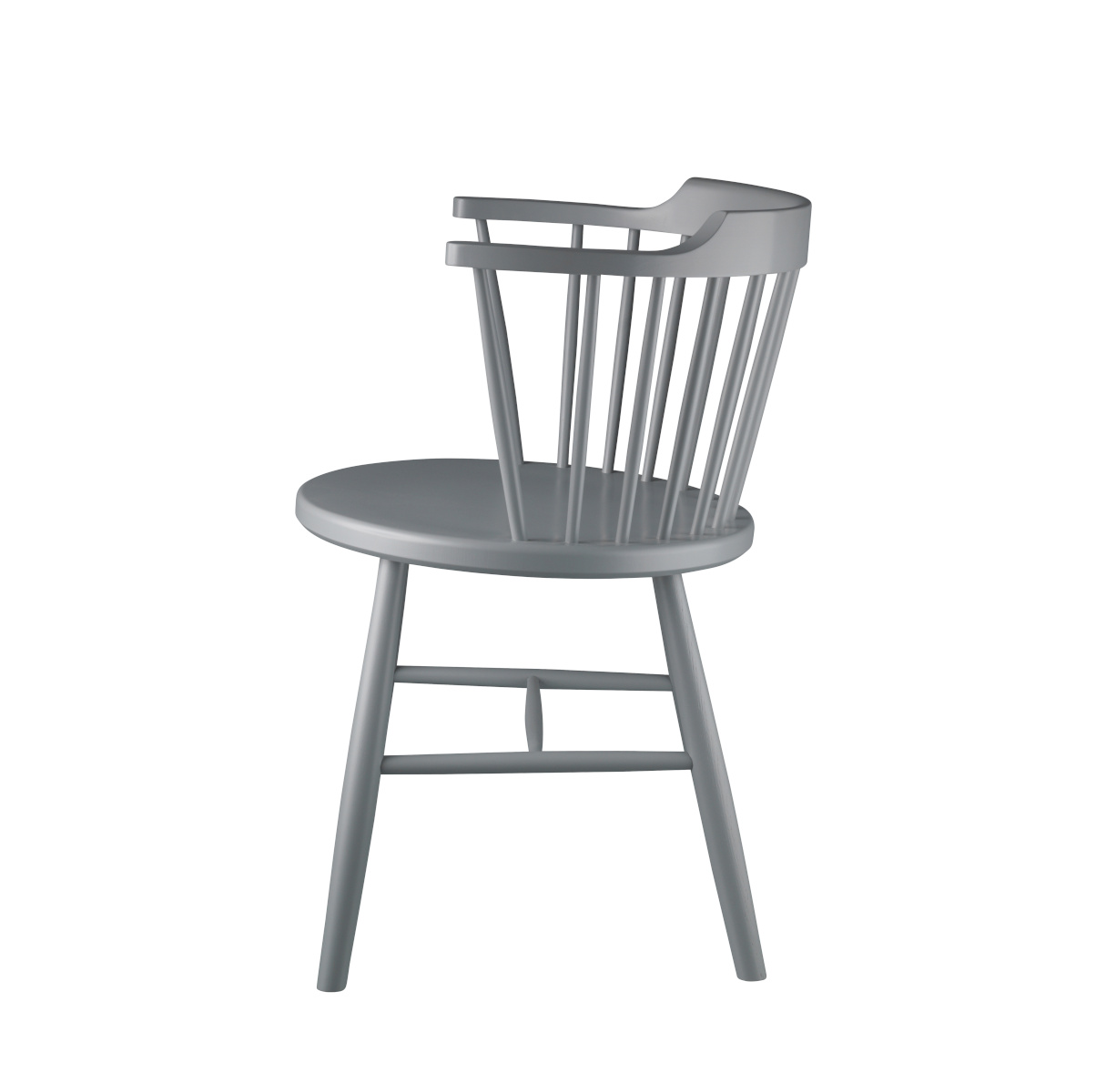 FDB Møbler J18 Stuhl, Buche hellgrau, ergonomisch, langlebig, nordisches Design, FSC®-zertifiziert