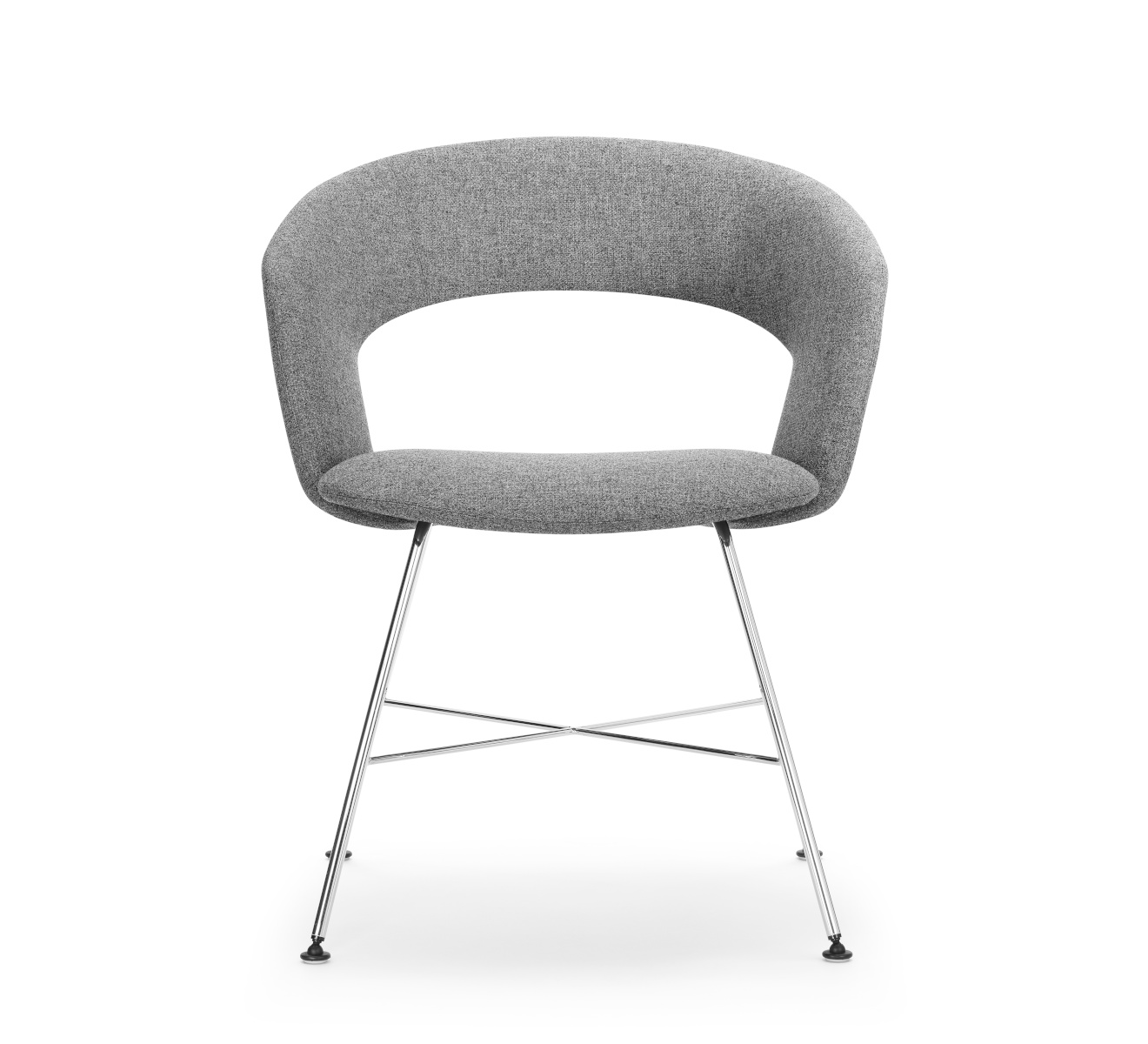 Calina Vierbeinstuhl mit Kreuzstrebe