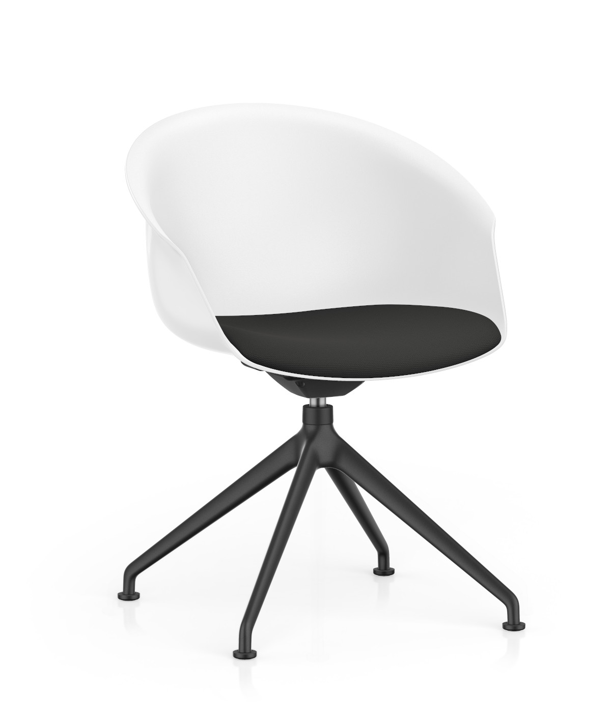 Design-Clubsessel Interstuhl SHUFFLEis1 SU342 mit hoher Sitzqualität, stilvoll für Büro, Wartebereich und Empfang