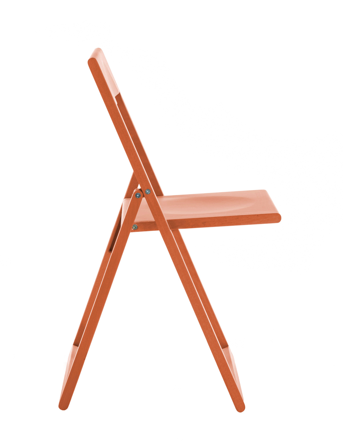 Magis Aviva Klappstuhl korallenrot – stapelbarer Design-Stuhl Magis Aviva Klappstuhl korallenrot, ergonomischer Armlehnstuhl, leicht, kompakt, modernes Design