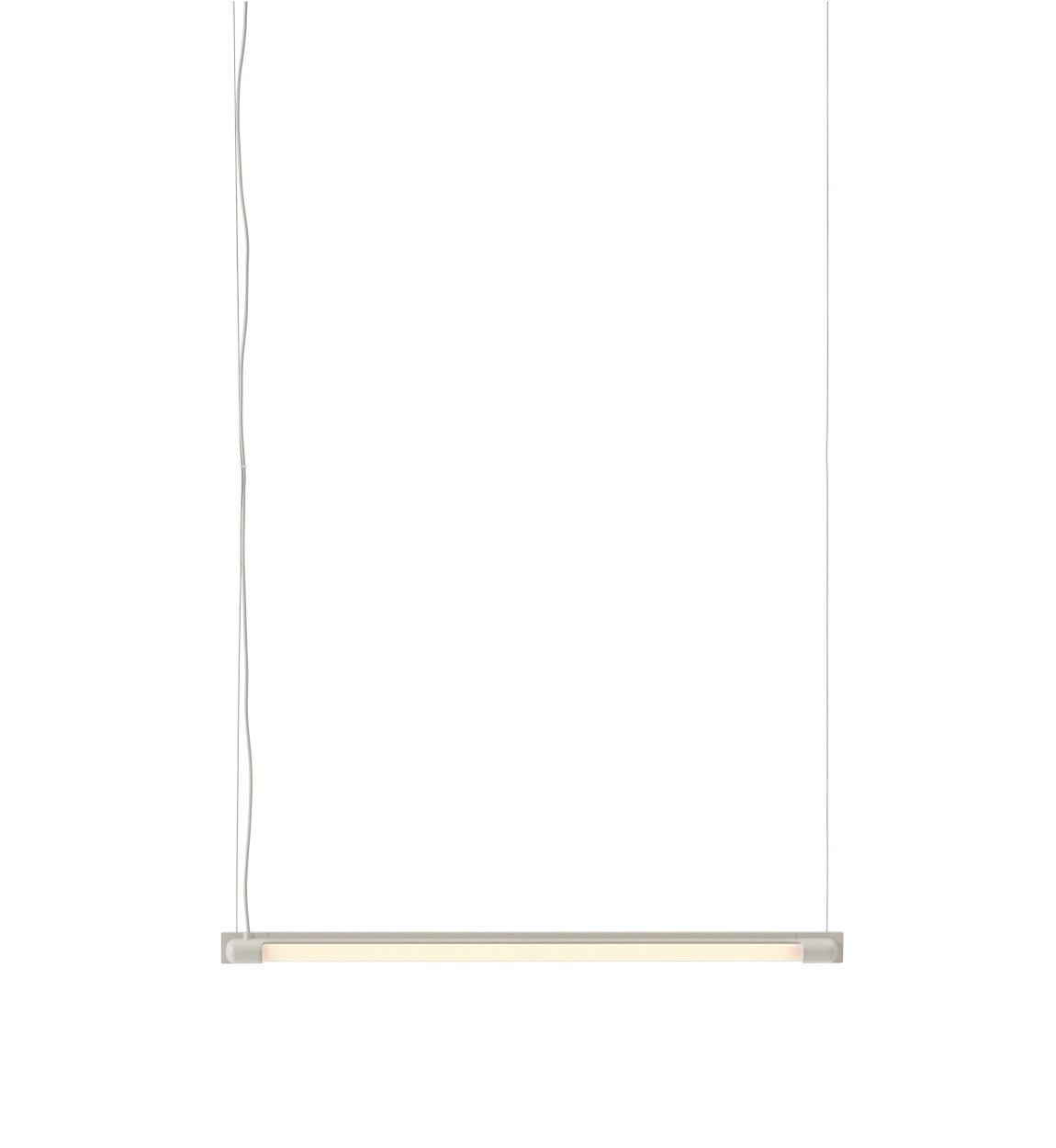 Fine Suspension LED Pendelleuchte, 60 cm, grau