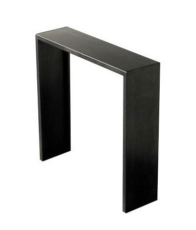 Irony Konsolentisch, 100 x H 100 cm, schwarz