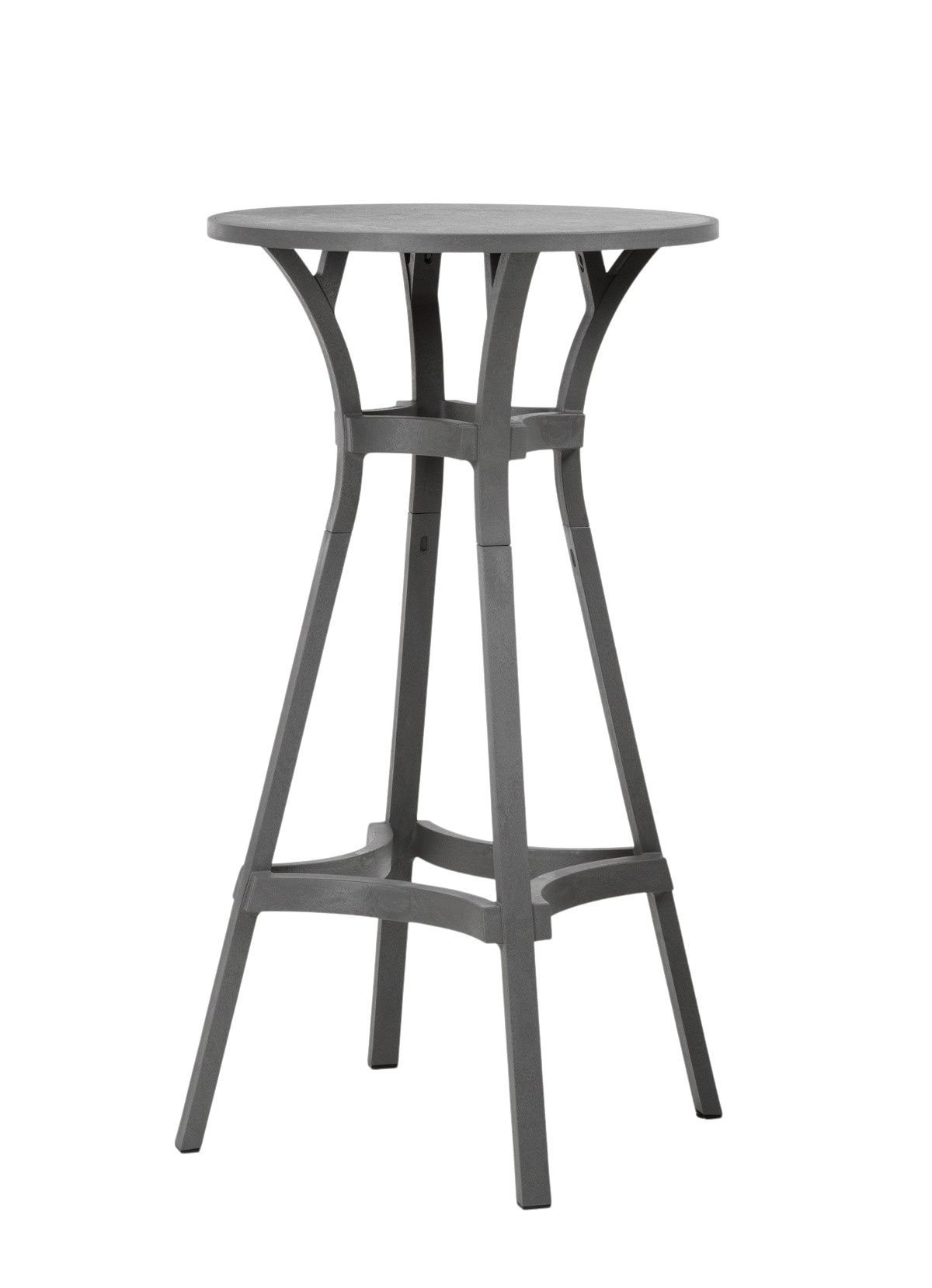 Nardi Combo Stehtisch Ø 70 cm basalto – wetterfester Outdoor-Tisch Nardi Combo Stehtisch Ø 70 cm, basalto, wetterfest, Outdoor-Tisch, langlebig, leicht, italienisches Design