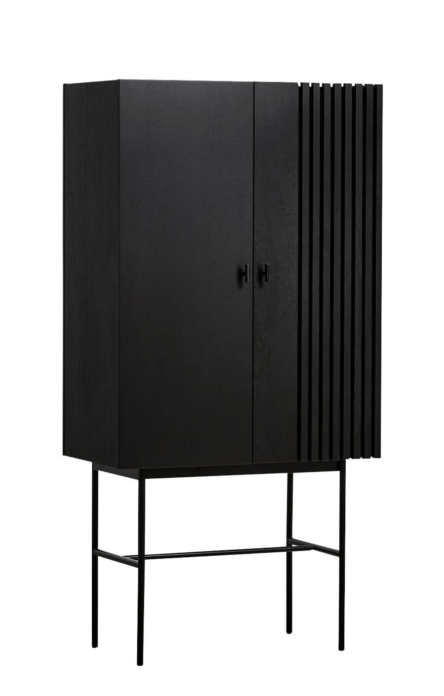 Array Highboard, 80 cm, schwarz Array Highboard, 80 cm, schwarz