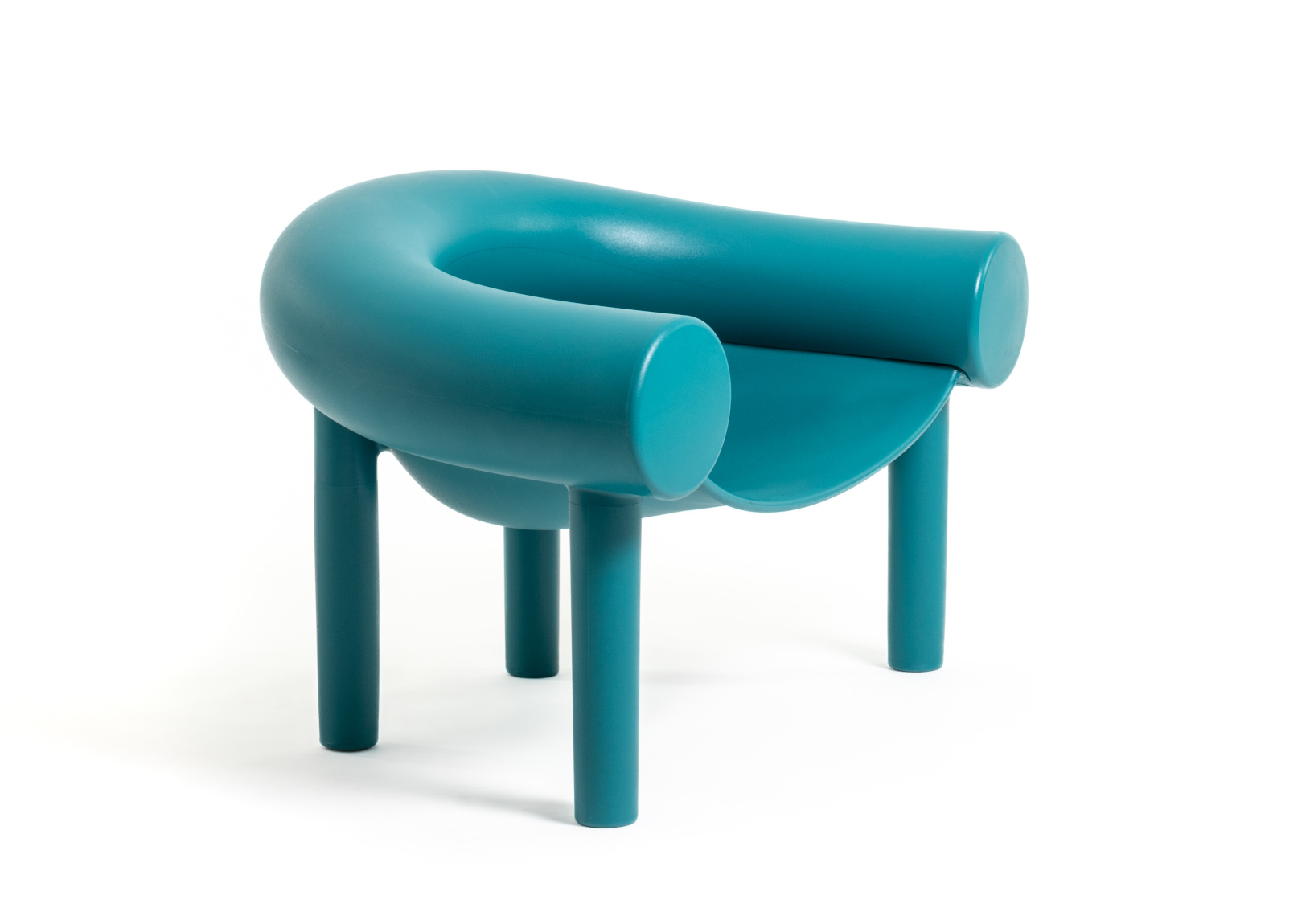 Magis Sam Son Sessel petrolblau, eleganter Design-Sessel, komfortabel, langlebig, italienische Qualität