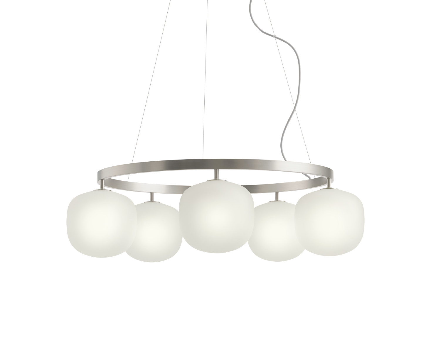 Rime Kronleuchte, aluminum grey