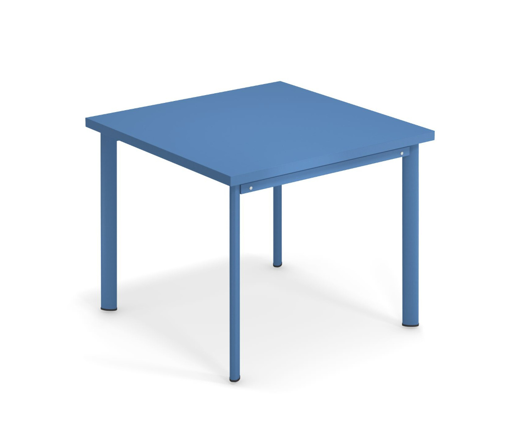 Star Tisch, 90 x 90 cm, marineblau