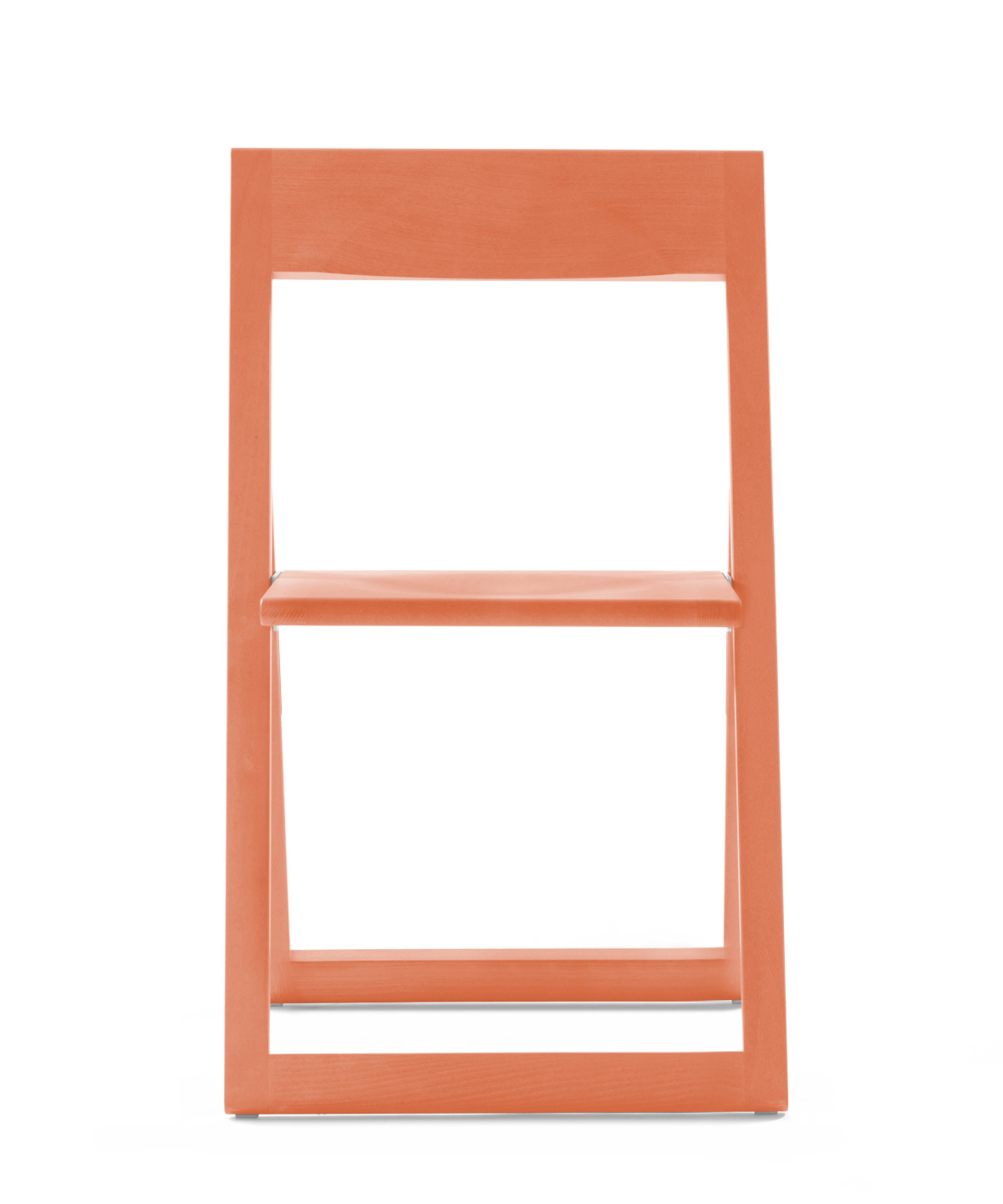 Magis Aviva Klappstuhl korallenrot – flexibler Design-Stuhl Magis Aviva Klappstuhl korallenrot, modernes italienisches Design, leicht, komfortabel, klappbar