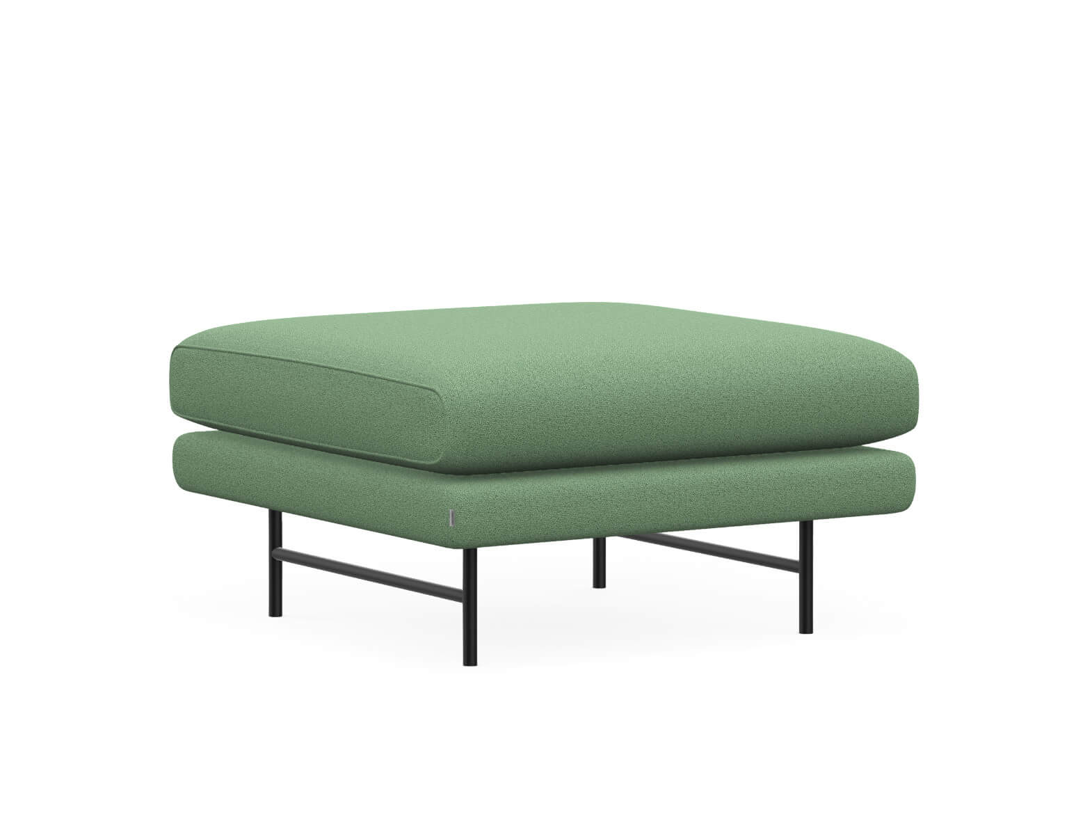 Polster-Ottomane Interstuhl QOMFORTis1 QO001, stilvoller Sitzhocker mit hochwertigem Komfort für Büro und Zuhause